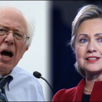 Bernie Sanders and Hillary Clinton