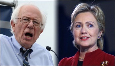 Bernie Sanders and Hillary Clinton