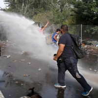 Border Crossing Water Cannon Use