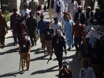 D Chowk Protesters