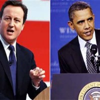 David Cameron and Obama