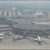 Karachi Air port Small Plane Down