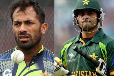 Mohammad Hafeez and Wahab Riaz