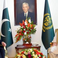 Nawaz Sharif and David Hale