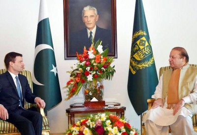 Nawaz Sharif and David Hale