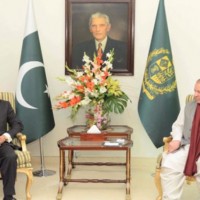 Nawaz Sharif and Mayor Sheikh Ansar Aziz Meet