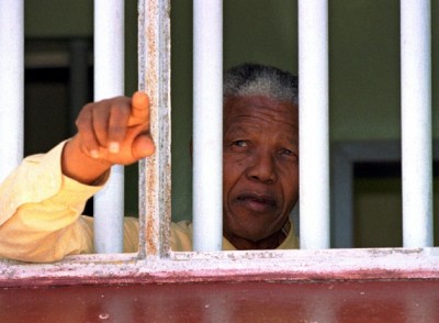 Nelson Mandela was imprisoned