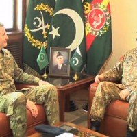 Raheel Sharif and John Nicholson Meeting