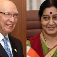 Sartaj Aziz met Sushma Swaraj