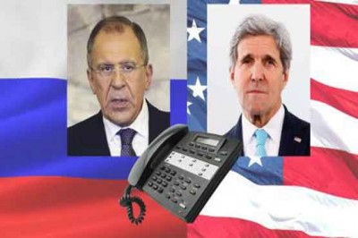 Sergei Lavrov and John Kerry