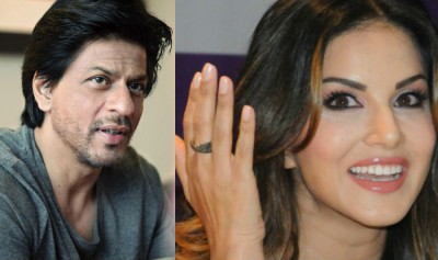 Sunny Leone and Shah Rukh Khan