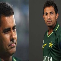 Waqar Younis and Wahab Riaz