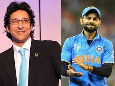 Wasim Akram and Virat Kohli