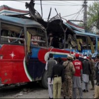 peshawar bus blast