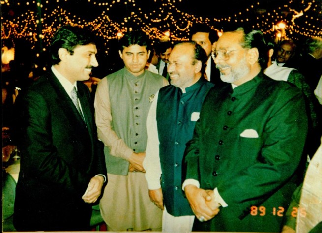 Sahibzada Ijaz Bukhari with President Asif Ali Zardari