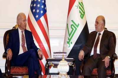 Biden and Haider al-Abadi Meeting