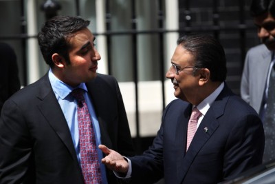 Bilawal Bhutto and Asif Ali Zardari