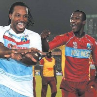 Gayle and Darren Sammy