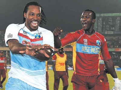 Gayle and Darren Sammy