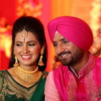 Harbhajan Singh and Geeta Basra