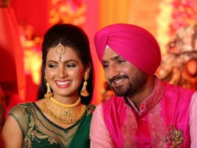 Harbhajan Singh and Geeta Basra