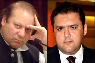 Hussain Nawaz and Nawaz Sharif