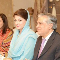 Ishaq Dar and Maryam Nawaz