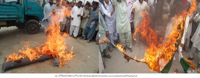 Khuzdar National Party Protest