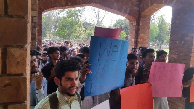 PU Hailey College of Commerce Fees Increase Against Protests