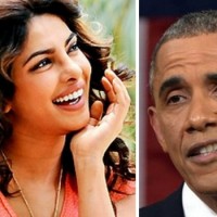 Priyanka Chopra and Barack Obama