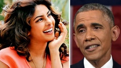 Priyanka Chopra and Barack Obama