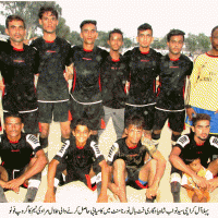 1st All Karachi S Nawab Shah Football Tournamen