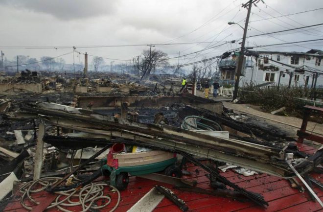 امریکہ : طوفان باد و باراں نے تباہی پھیلا دی، متعدد عمارات زمیں بوس