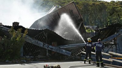 Australia Cars Warehouse Fire