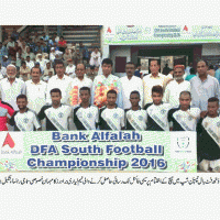 Bank Alflah District South Football Tournament