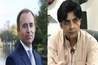 Chaudhry Nisar met Drew Thomas