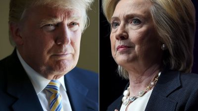 Hillary Clinton, Donald Trump