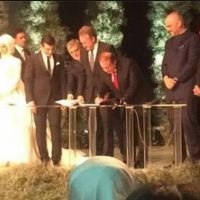 Nawaz Sharif Signing as a Witness