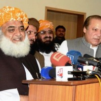 Nawaz Sharif and Maulana Fazlur Rehman