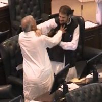 PTI Members Scuffles