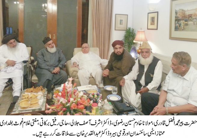 Peer Afzal Qadri Meeting