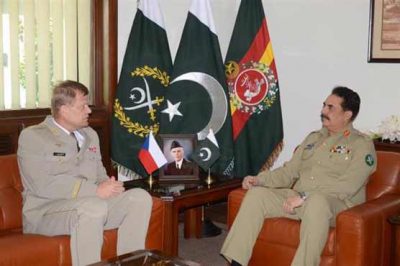 Raheel Sharif and Czech Republic Army Chief Meeting