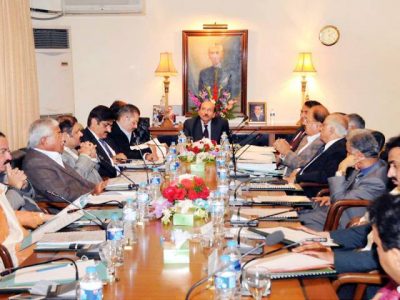 Sindh cabinet meeting