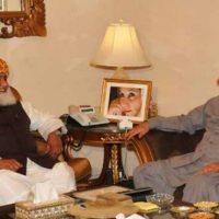 Zardari, Fazlur Rehman, Meeting