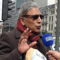 Al iRaza Syed Brussels Protest Thanks