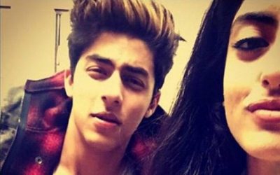 Aryan Khan with Navya Naveli