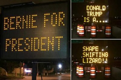 Electronic Sign Board Hacked