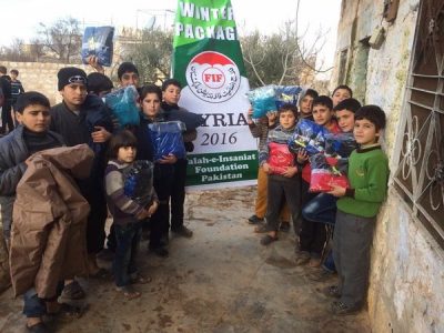 FIF Give Relief to Syrian Children