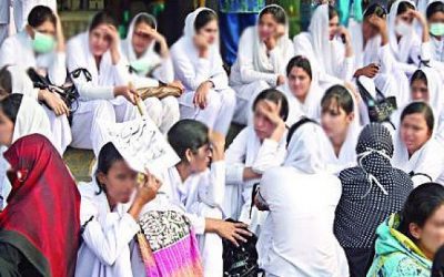 Lady Health Workers Protest