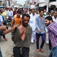 Muslim man Badly Beaten